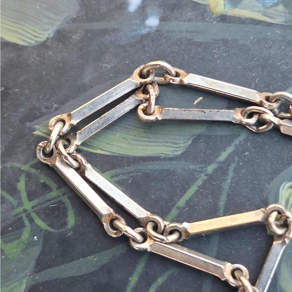 Vintage  Silver Tone Neckalce - Picture 5 of 8
